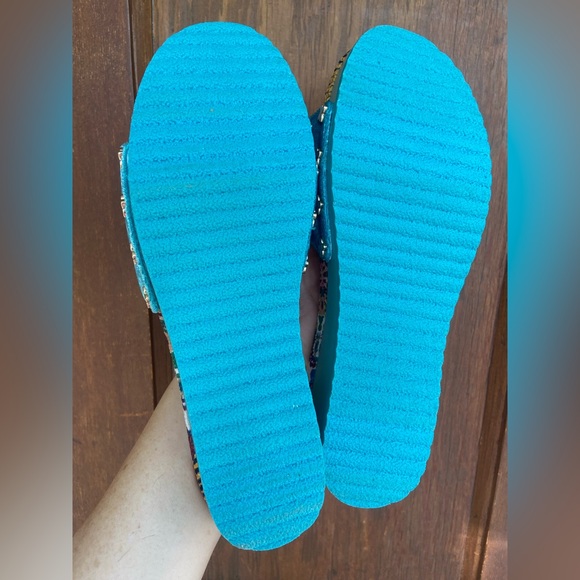 DR. SCHOLL'S Tiger Original Iris Apfel Collaboration Velvet Sandals/Clogs. NWT - Picture 10 of 16